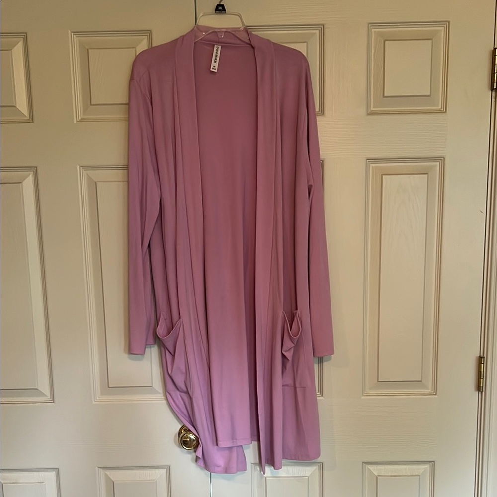 Zenana Outfitters Soft Mauve Duster